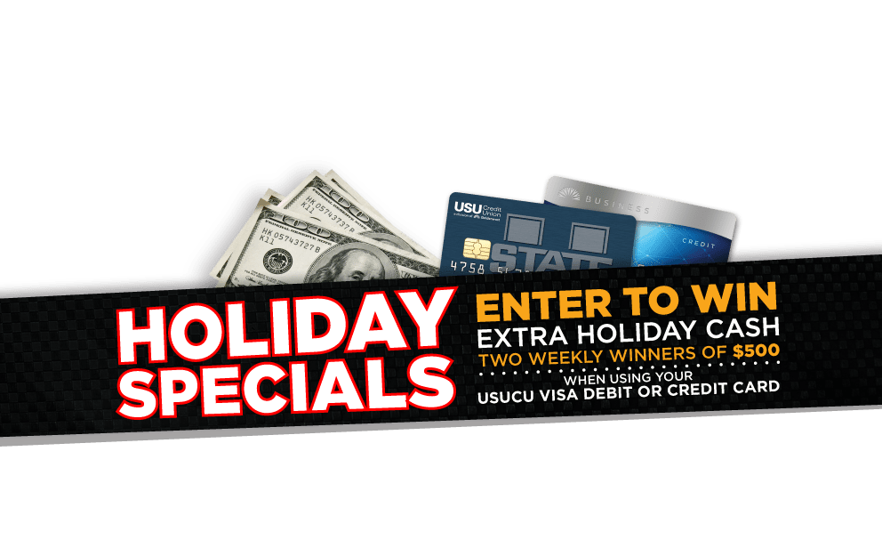 Enter to win extra holiday cash. Two weekly winners of $500 when ysing your Goldenwest Debit or Credit Card