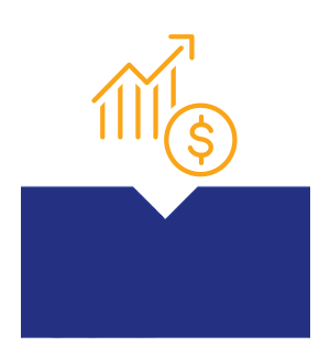 Decoractive hand with dollar sign graphic