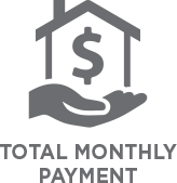 Total monthly payment icon