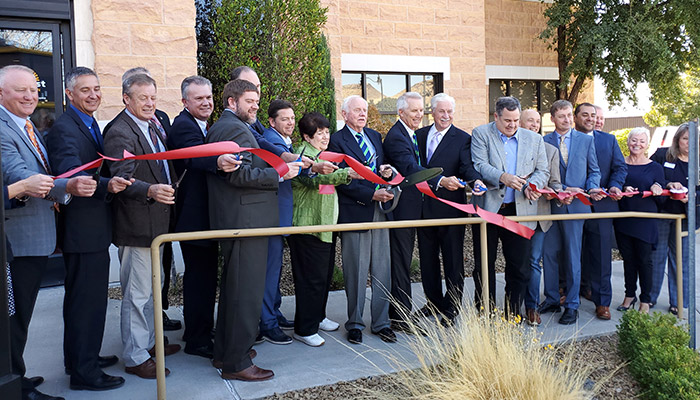 St. George Blvd Branch ribbon cutting