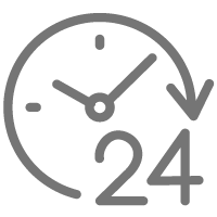 24 hour clock icon