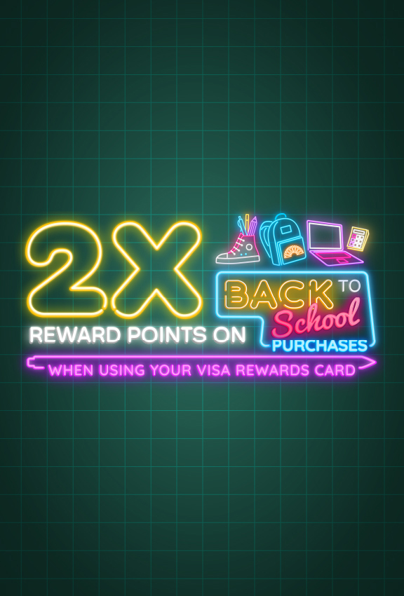 2x Rewards Back to School